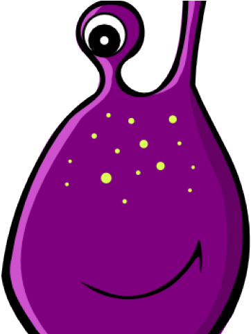 purple alien clip art