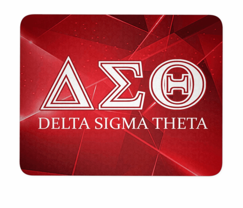 Delta Sigma Theta Symbol Mousepad Delta Sigma Theta