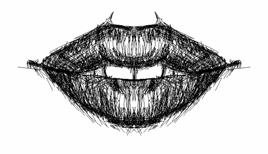 Lips Drawing Creepy Creepy Lip Drawing