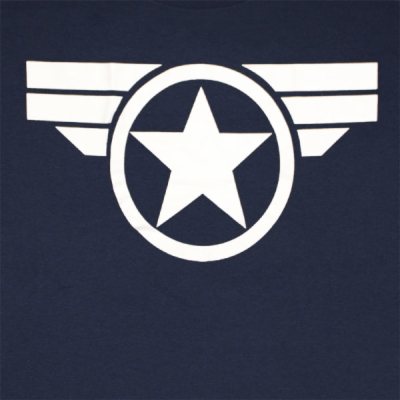 Captain America star shield decal sticker