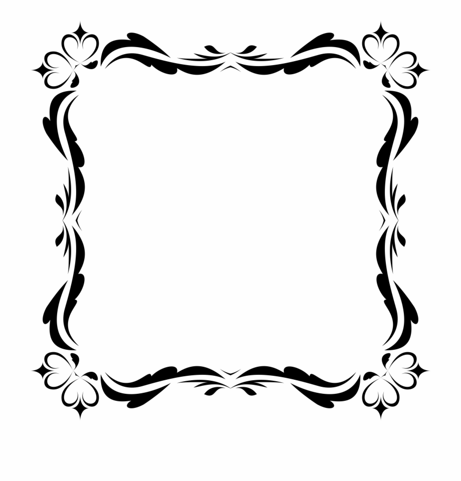 Filigree Clipart Motif Picture Frame