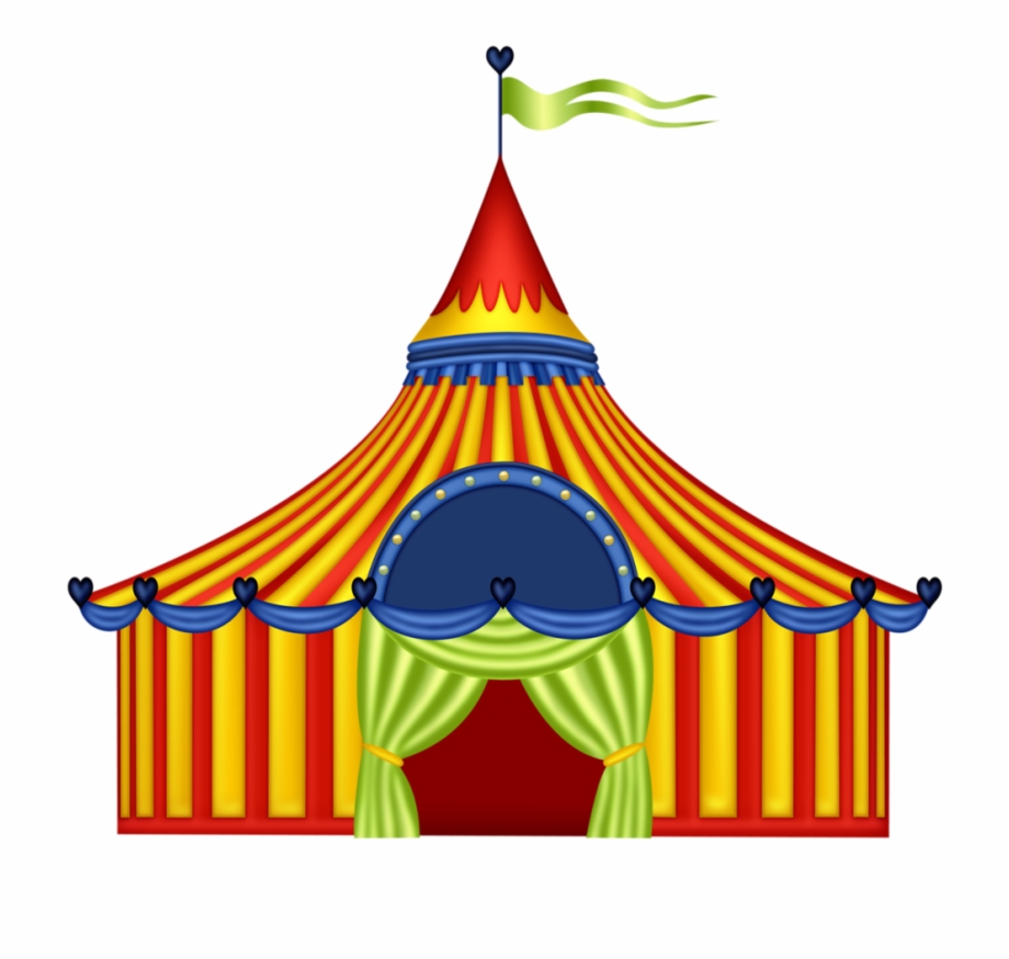 Tent Clipart Vintage Circo Infantil Png