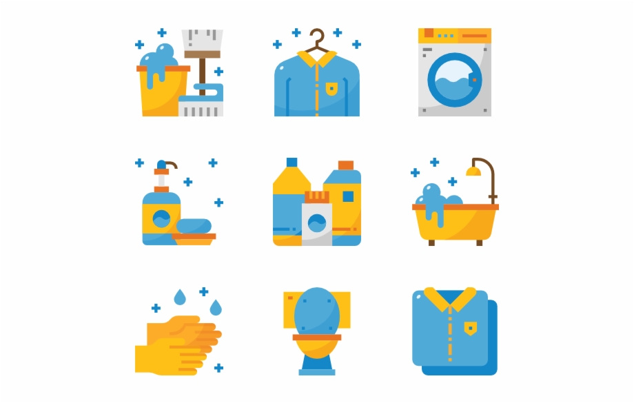 Cleaning Mop Icons