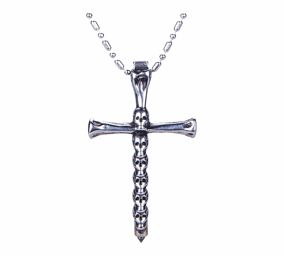 Free Soldier Skull Cross Tactical Necklace Tungsten Necklace