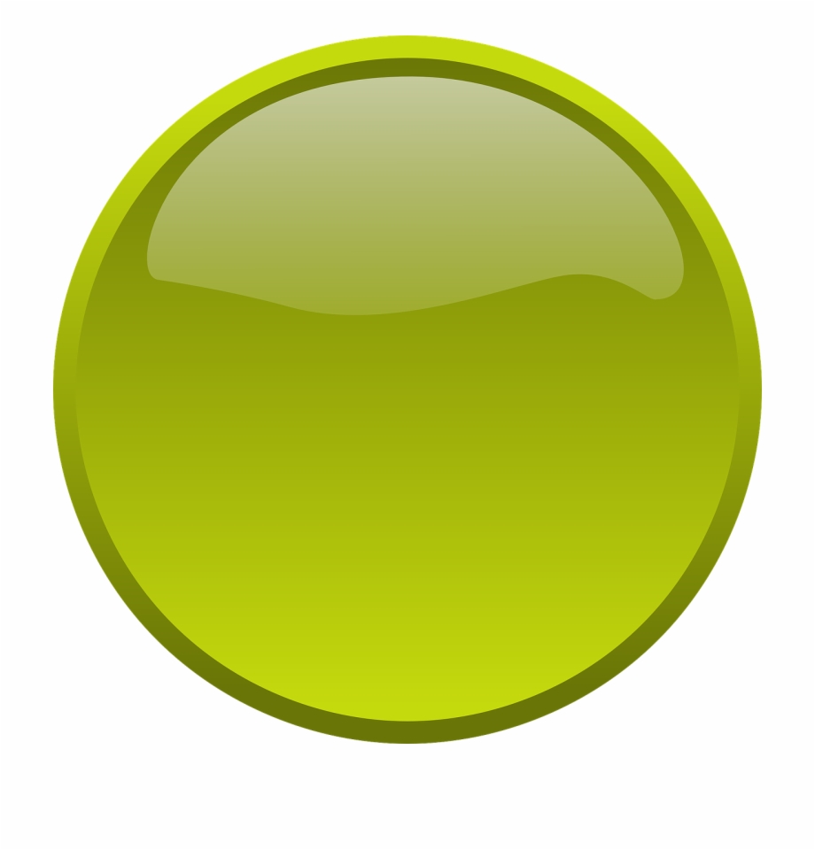 Button Circle Green Computer Png Image Transparent Background - Clip Art  Library