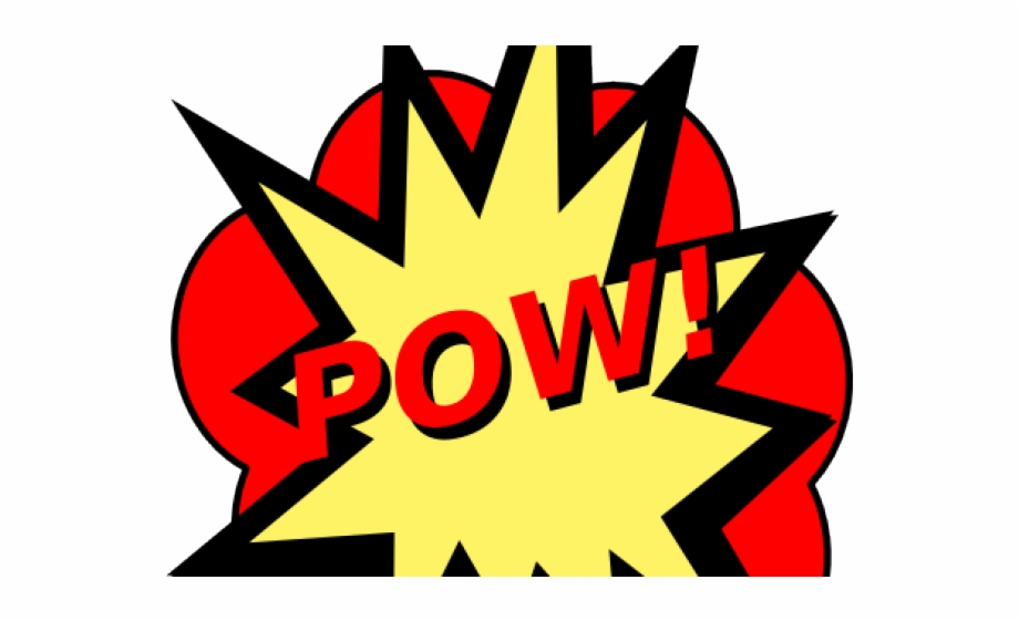 Comic Clipart Pow Emblem