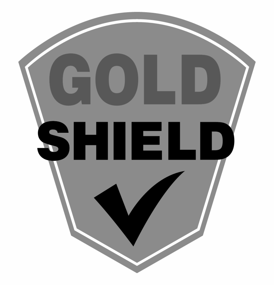 Gold Shield Vector Sign