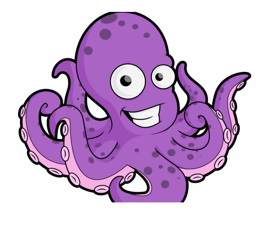 Cartoon Octopus Pictures For Kids Gambar Gurita Kartun