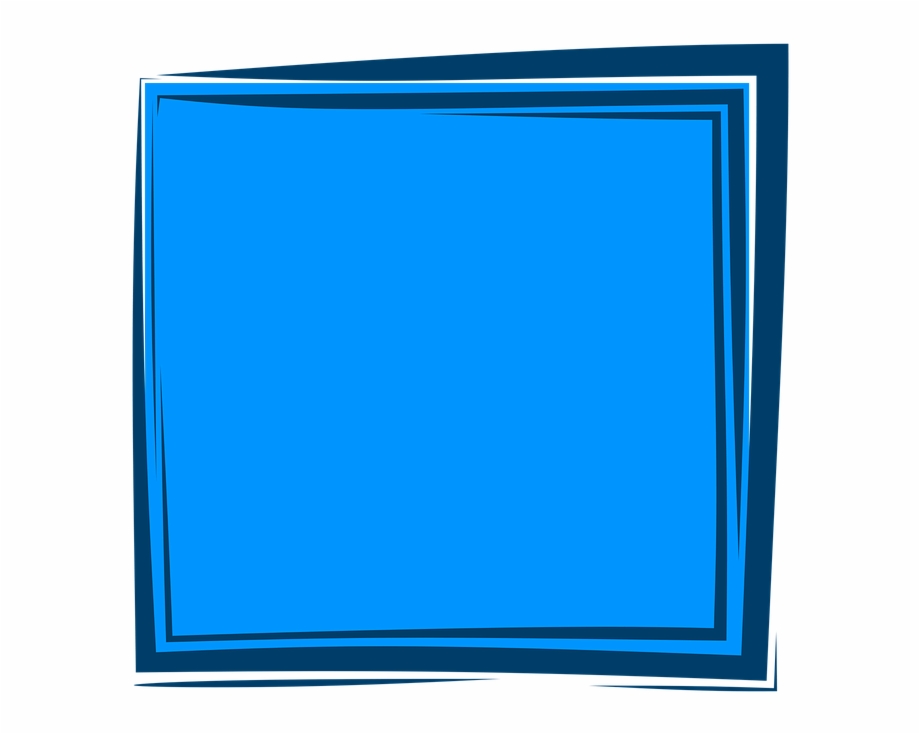 Blue Frame Frame Background Album Border Design Frame