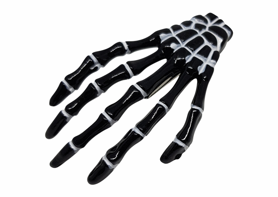 Skeleton Hand Hair Clip Hand