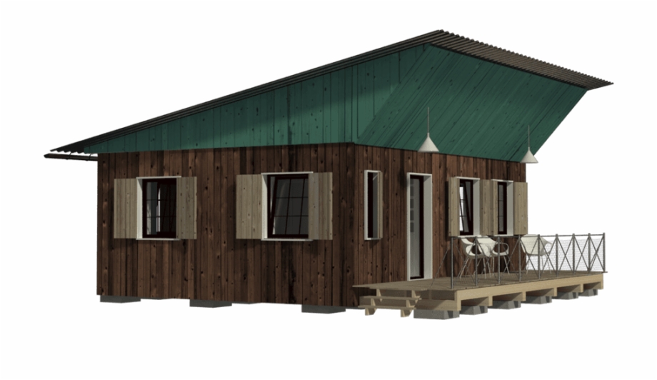 Shack Drawing Poor House Log Cabin
