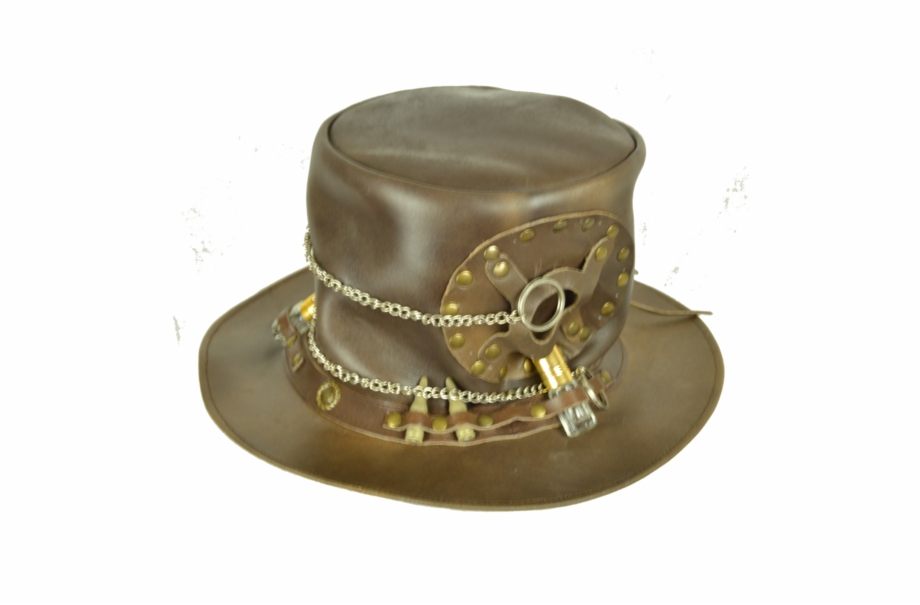 Steampunk Time Traveler Top Hat Cowboy Hat