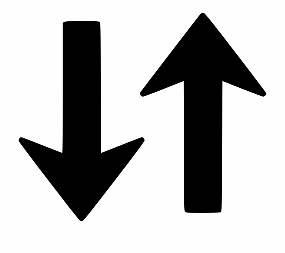 Swap Clipart Up And Down Arrow Arrows Pointing