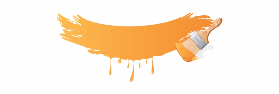 Orange Paint Brush Clipart Clip Art Library