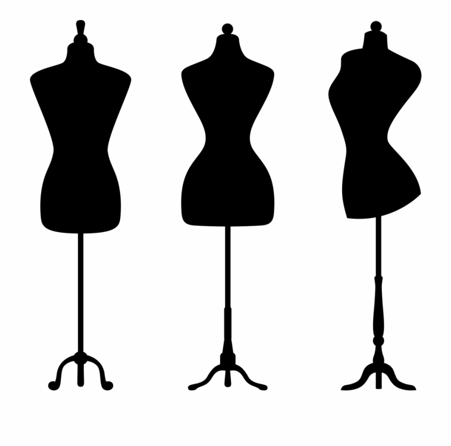 Dress Form Silhouette At Getdrawings Com Free Mannequin