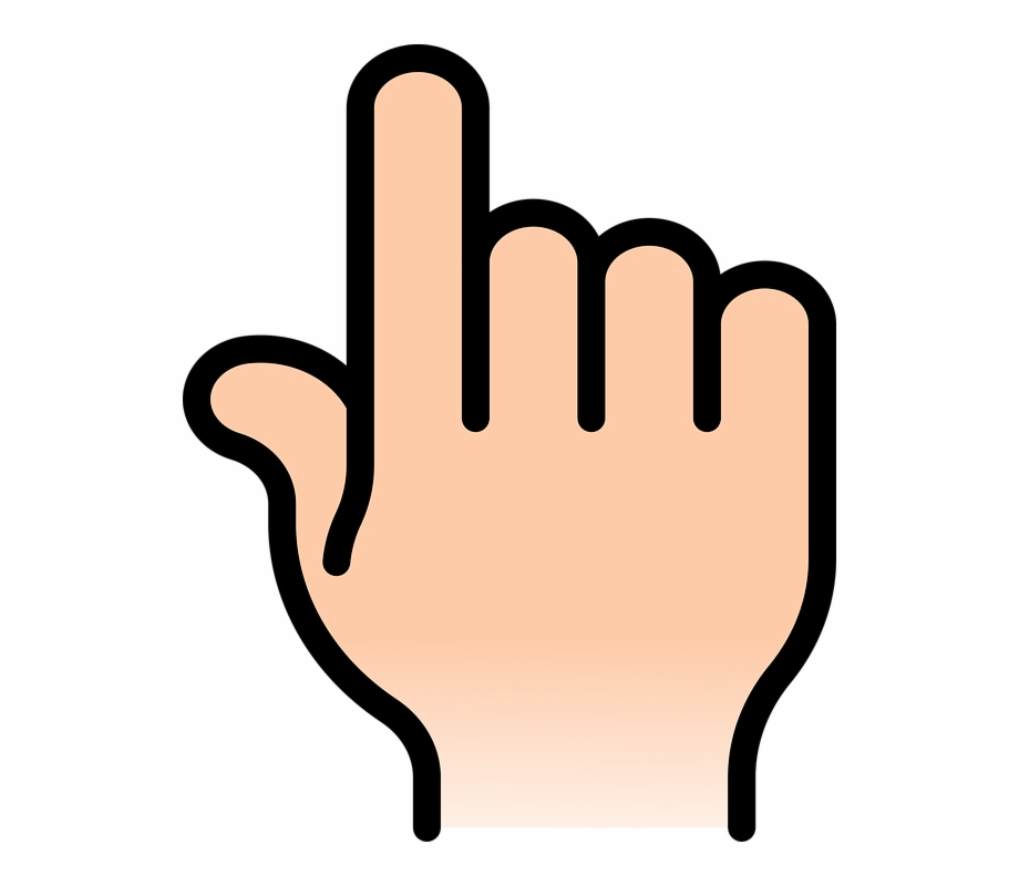 Pointing Up Cliparts Finger Pointing Up Clipart