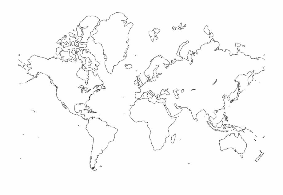 Maps Vector White World Simple Maps Of The