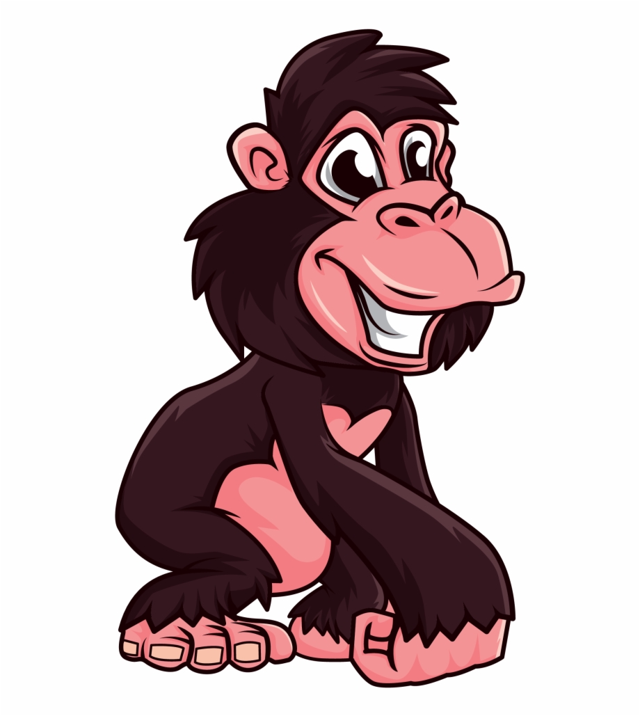 Gorilla King Jungle Cartoon