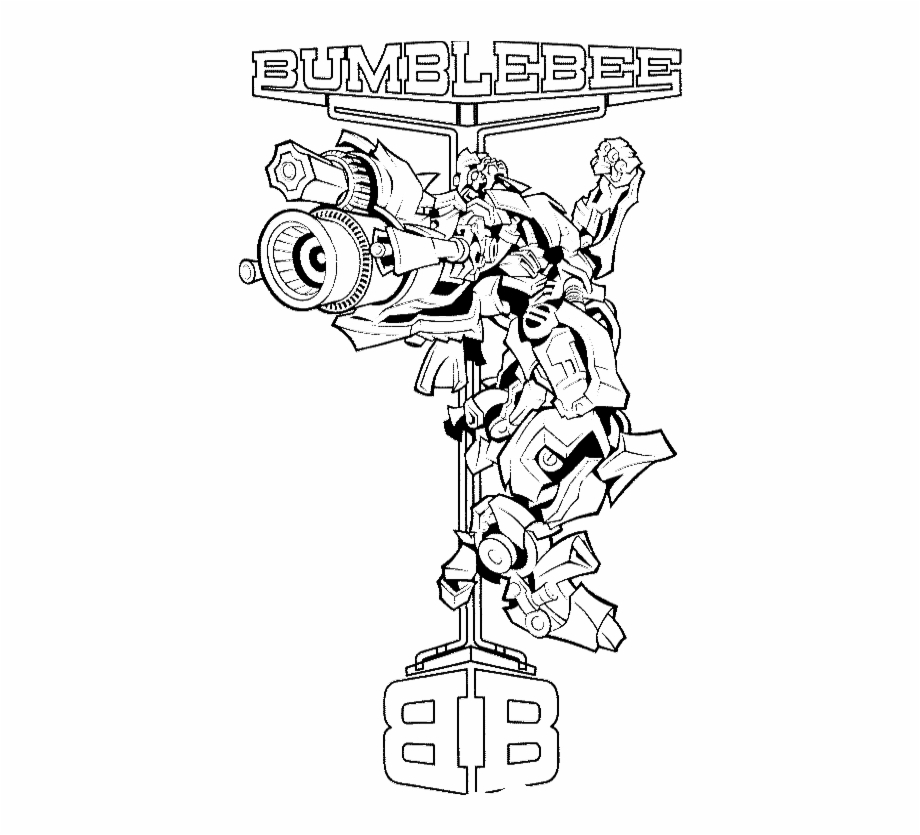 Bumblebee Coloring Pages Transformers New Bumblebee Coloring Page