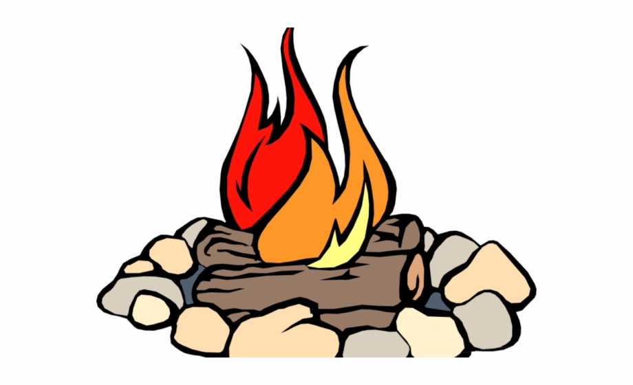 Campire Clipart Signal Fire Campfire Clipart Black And