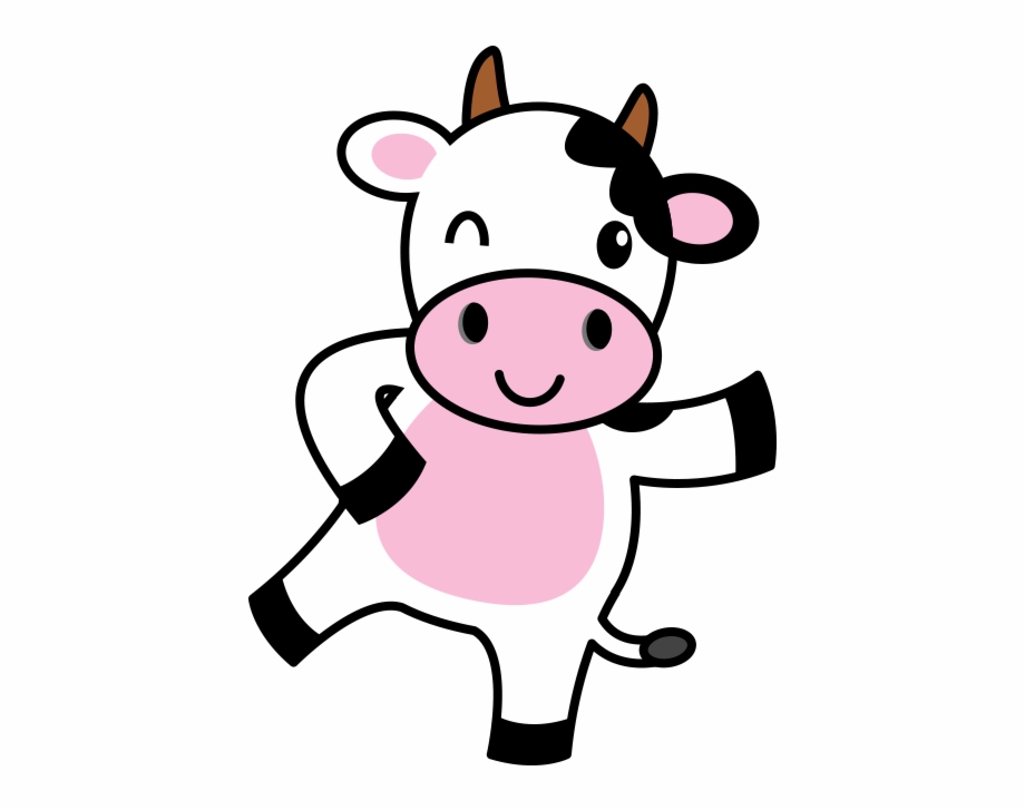 Holstein Friesian Cattle Cartoon Drawing Illustration Cow Cartoon