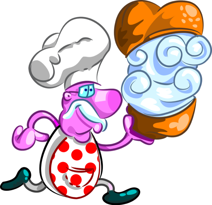 Png Cooked Clipart Short Order Cook Running And