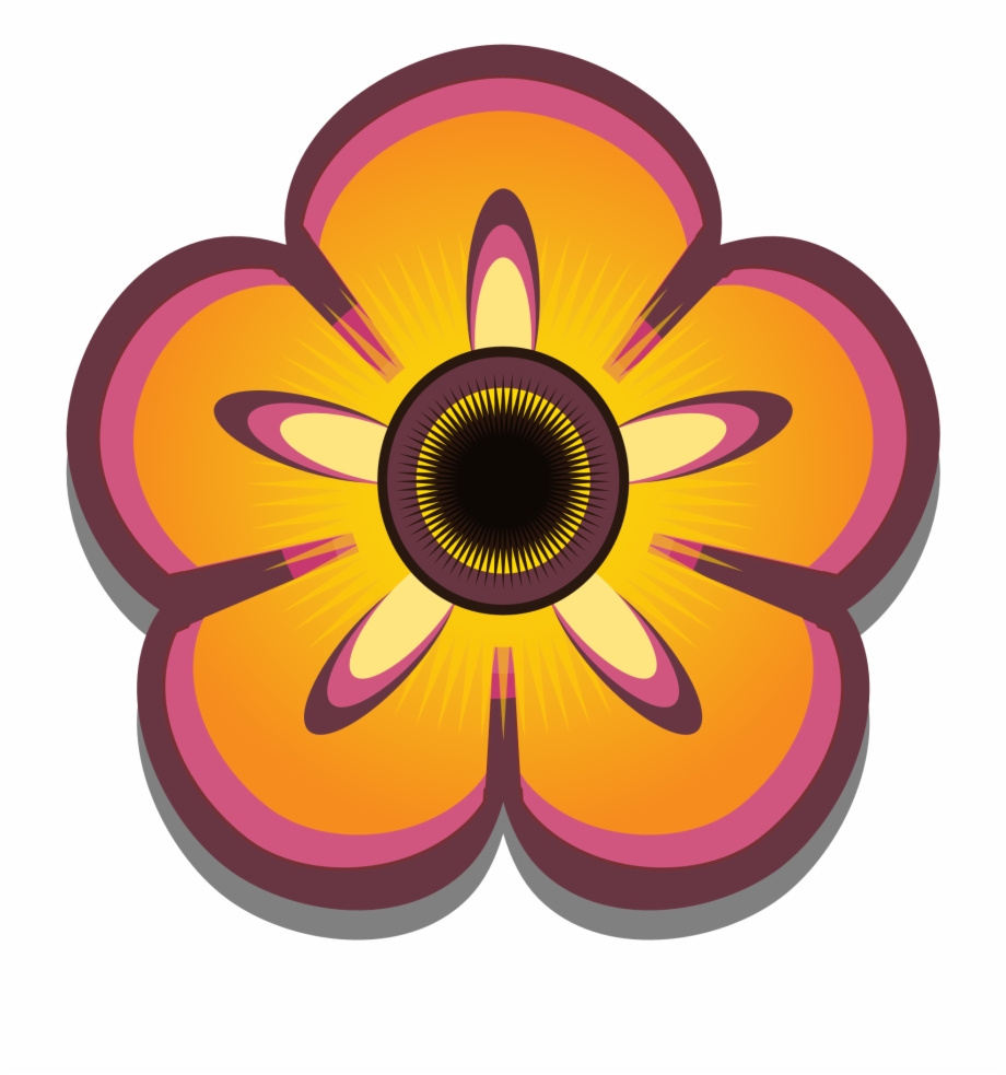 Colorful Animated Flower