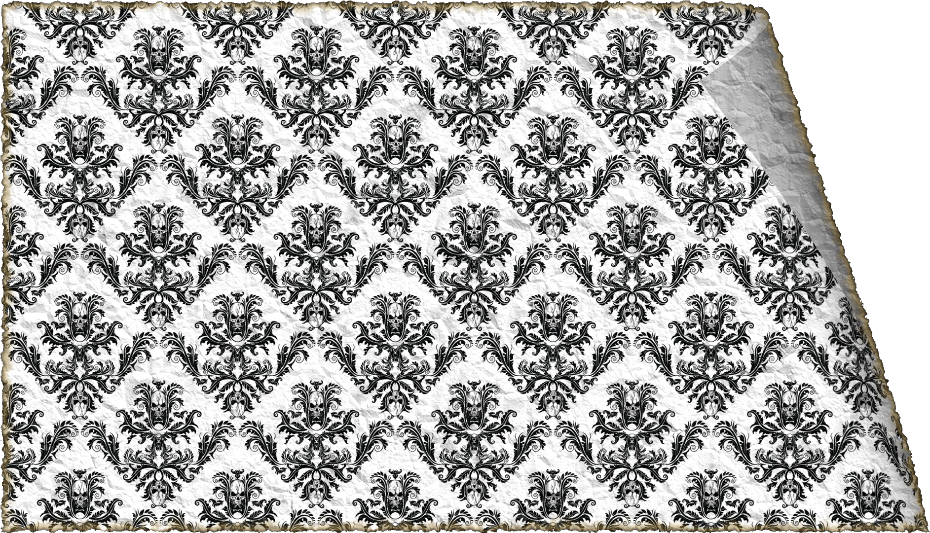 Damask Pattern Wallpaper