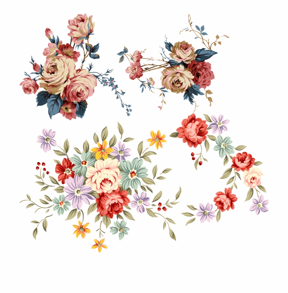 Chinese Flower Png Flowers Vintage Illustration Png