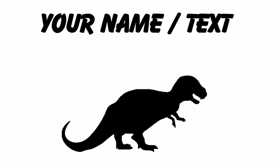 Tyrannosaurus Rex Silhouette Mousepad Tyrannosaurus