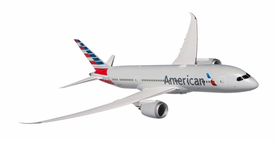 Top Banner Plane American 787 900