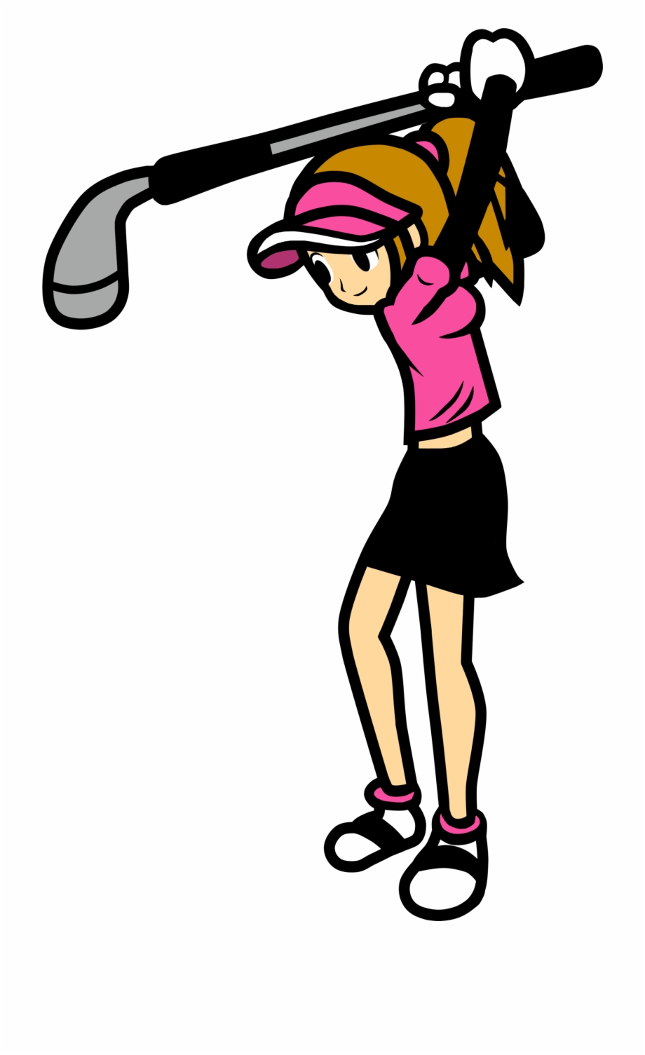 Female Golfer Wii 2 Rhythm Heaven Golf Girl