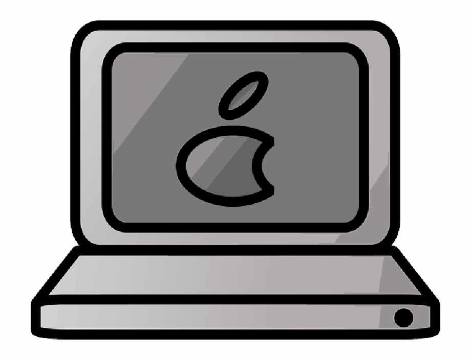 Mac Laptop Cartoon Png Png Download Apple Laptop