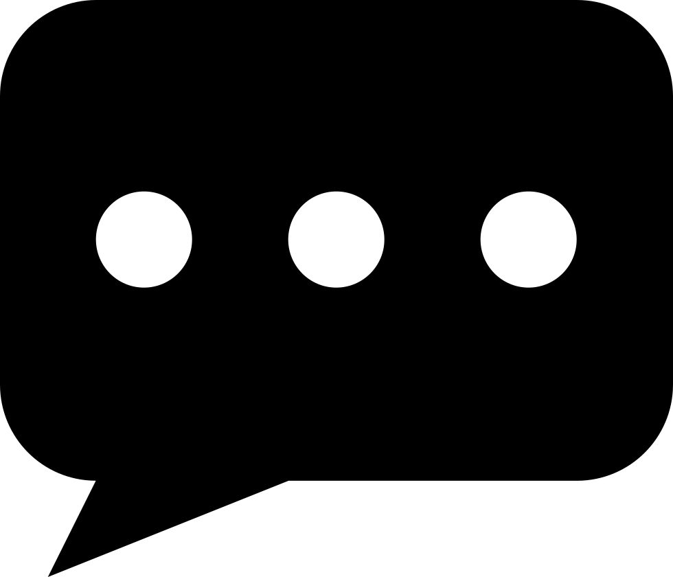 Comment Speech Bubble Clipart Png Download Black Comment