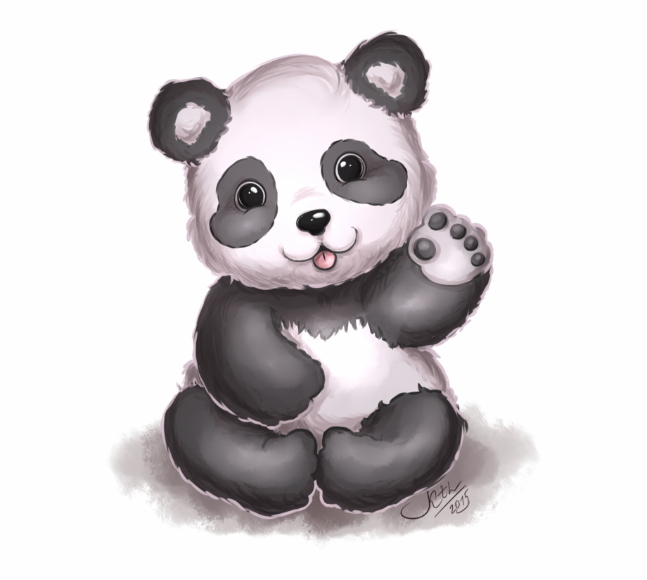 Panda Art Png Cartoon