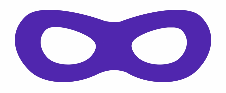 Superhero Mask Free Printable Purple Transparent Superhero Mask