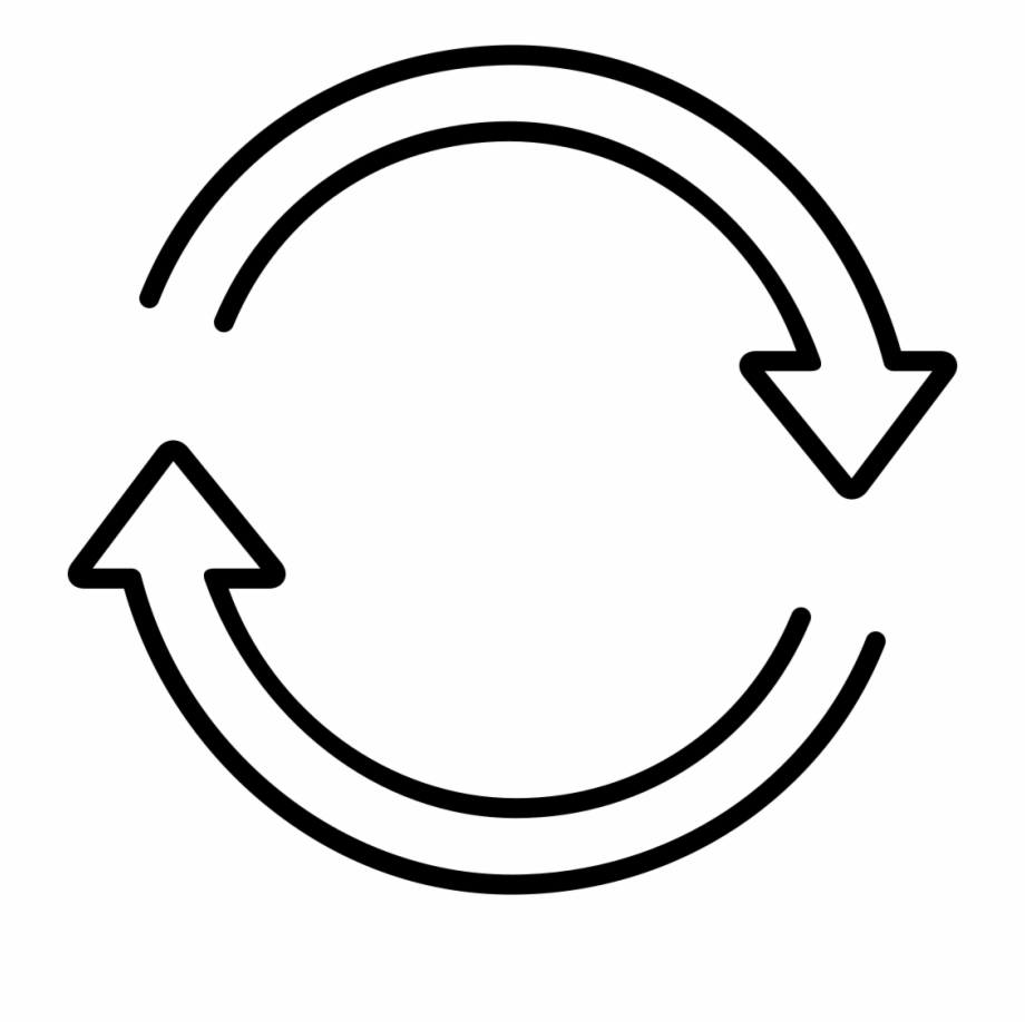 Arrows Ultrathin Circle In Clockwise Direction Comments Clockwise