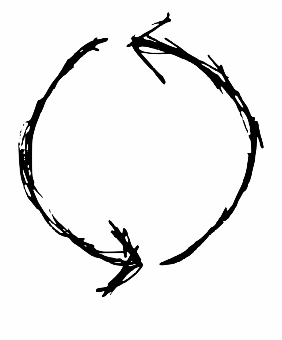 Drawn Circle Transparent Hand Drawn Circle Arrow Png