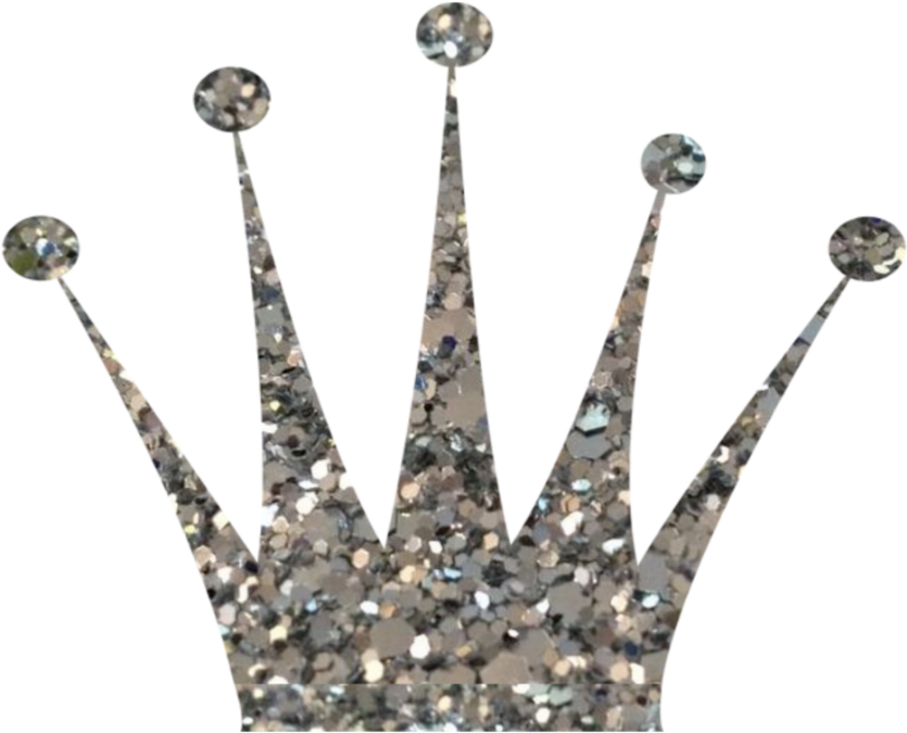 Glitter Crown Png Silver Crown Png Transparent
