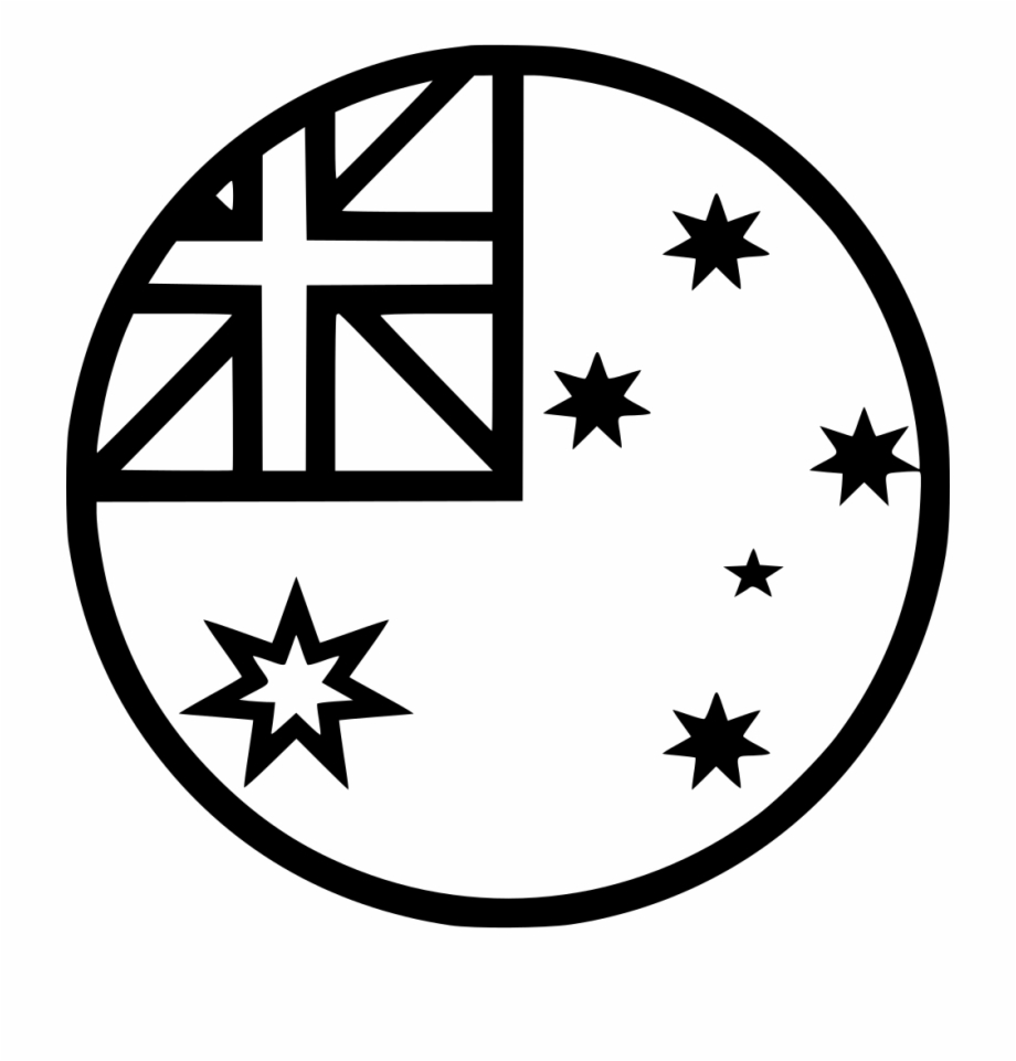 Country Flag Australia Comments Australia Flag Black Png
