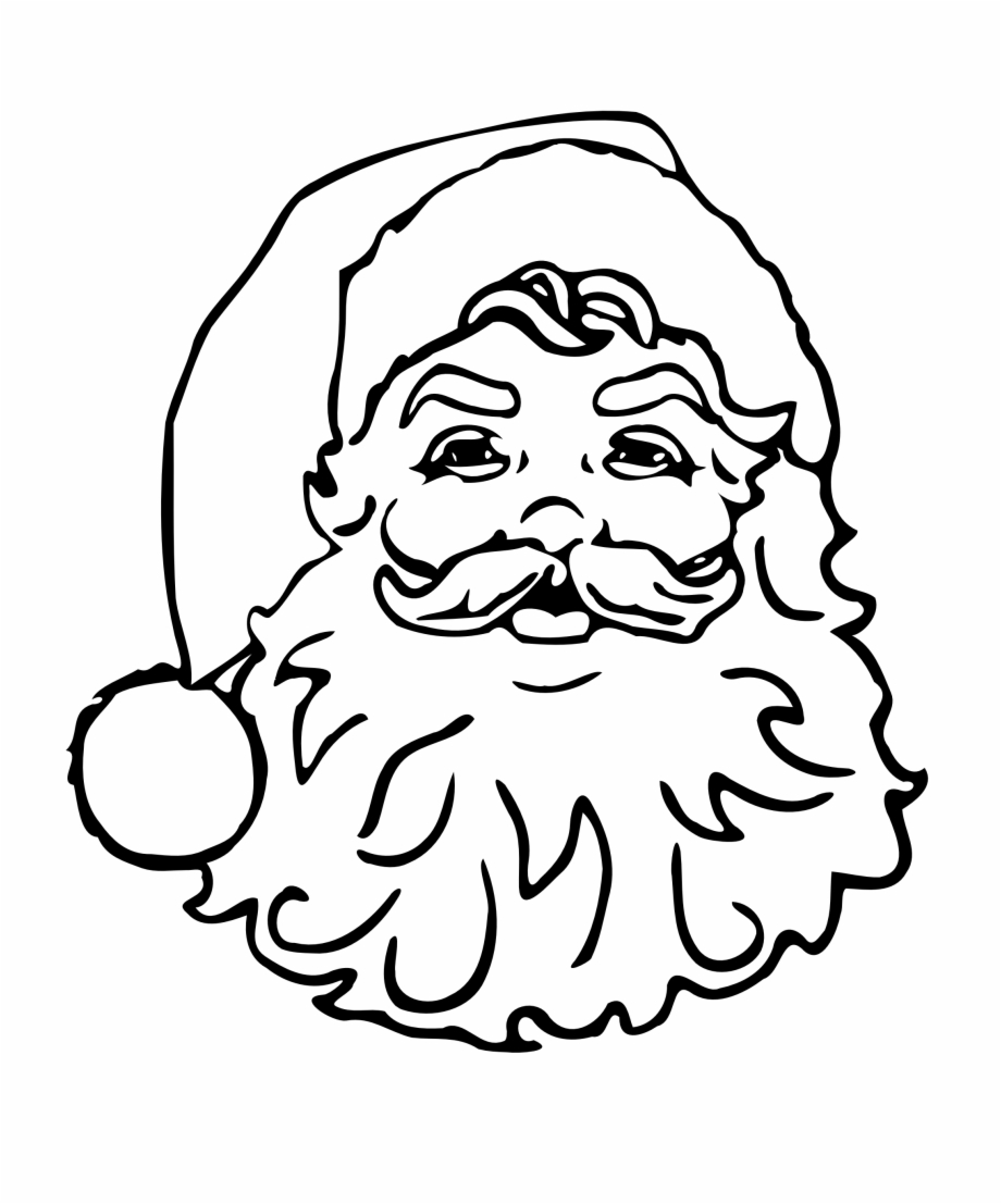 Santa Claus Clip Art Black Face Santa Claus