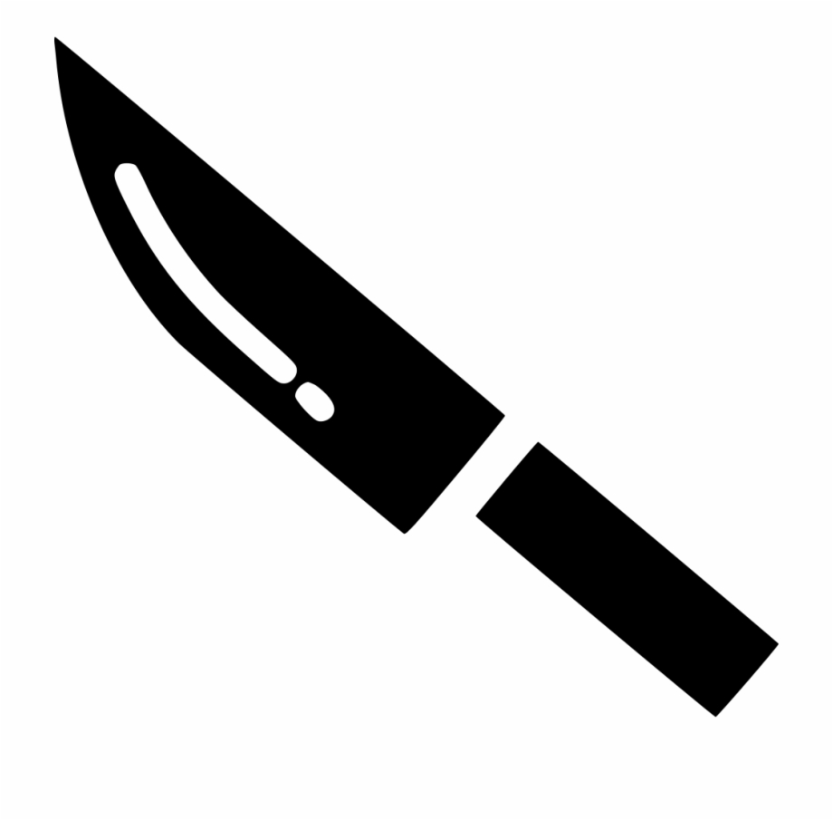 black knife clipart