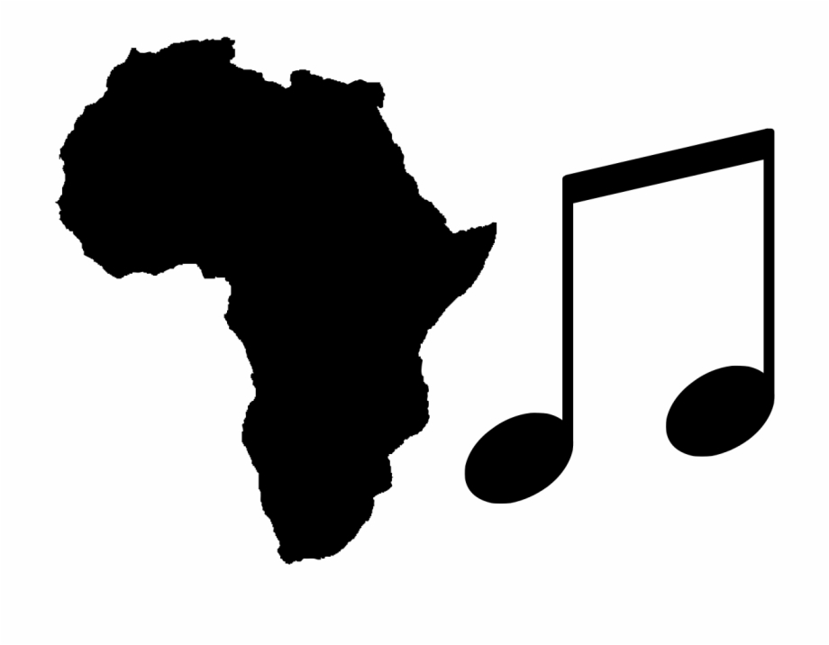 Africa Music Zp 8Th Notes Black Africa Map