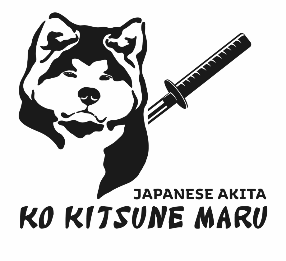 Akita Kennel Ko Kitsune Maru Cartoon
