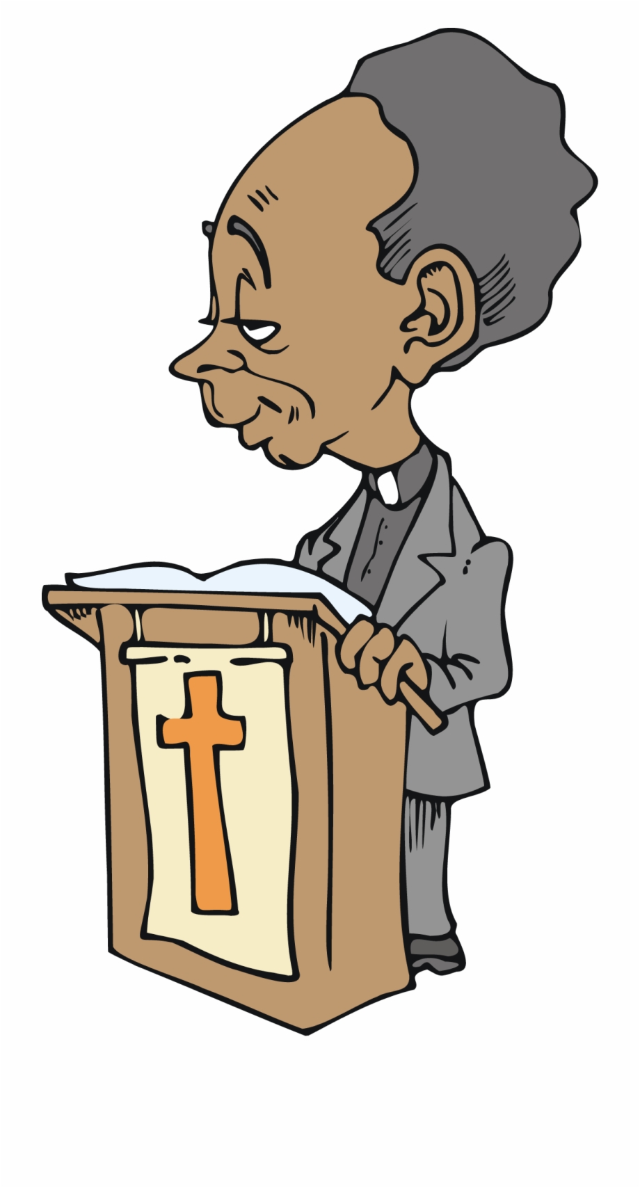Png Royalty Free Stock Free Cartoon Character Preacher