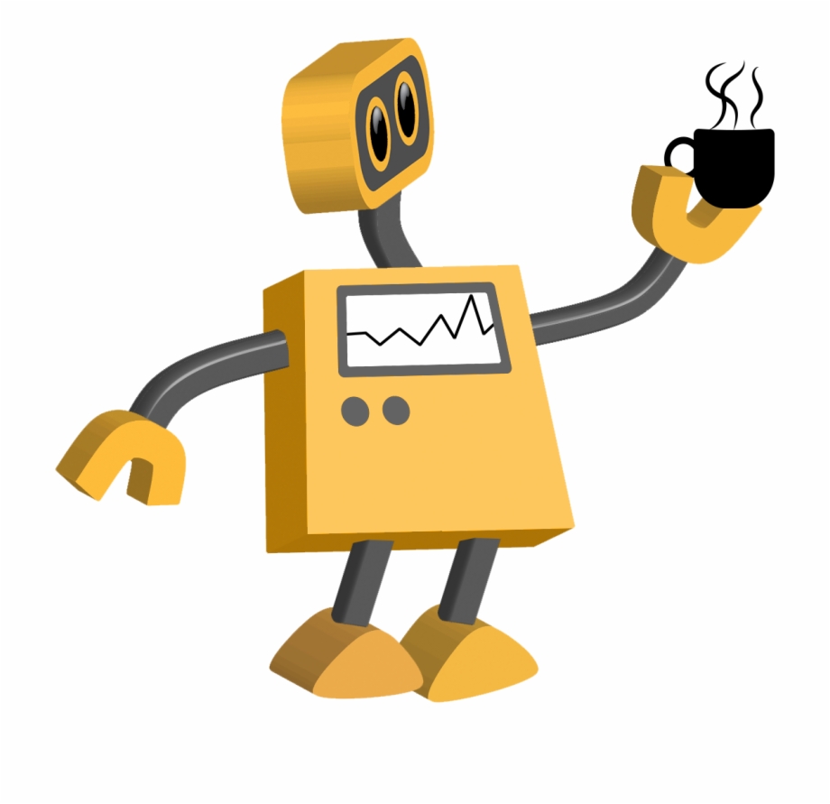 Coffee Bot Robot Transparent Background