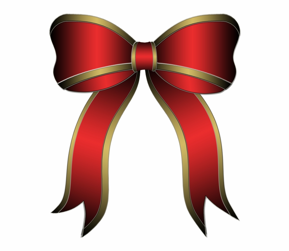 Red Bow Holiday Bow Bow Gift Ribbon Seasonal