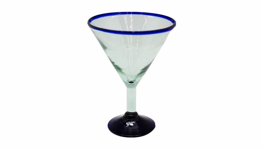 Recycled Cocktail Classic Martini Glass
