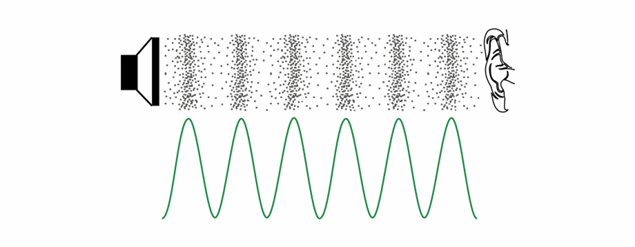 Sound Wave Demonstrating Compression And Rarefaction Calligraphy Clip 