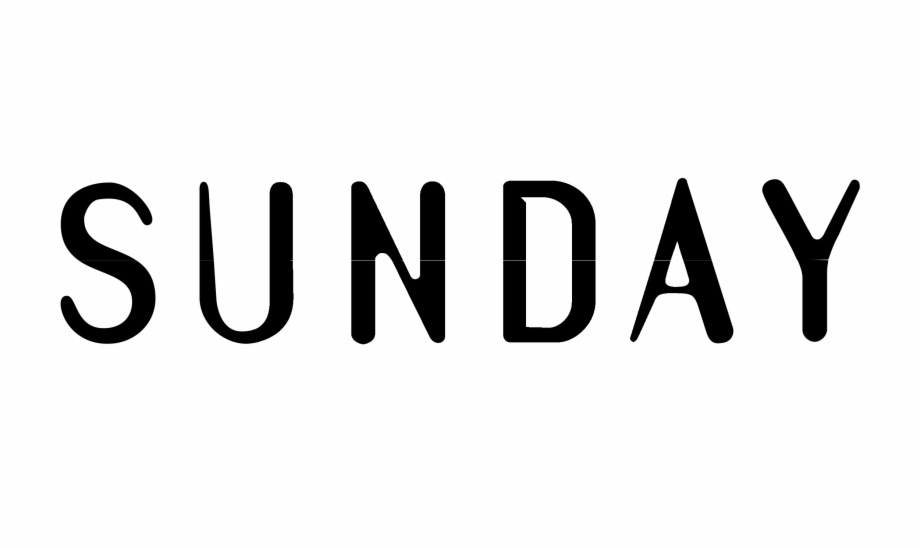 Sunday Communications Logo Black And White Graphics